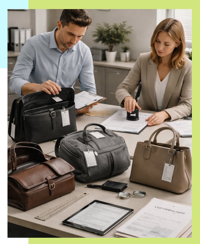 Сертификация сумок в Славгороде от 7801 руб. | Алешин-Слд