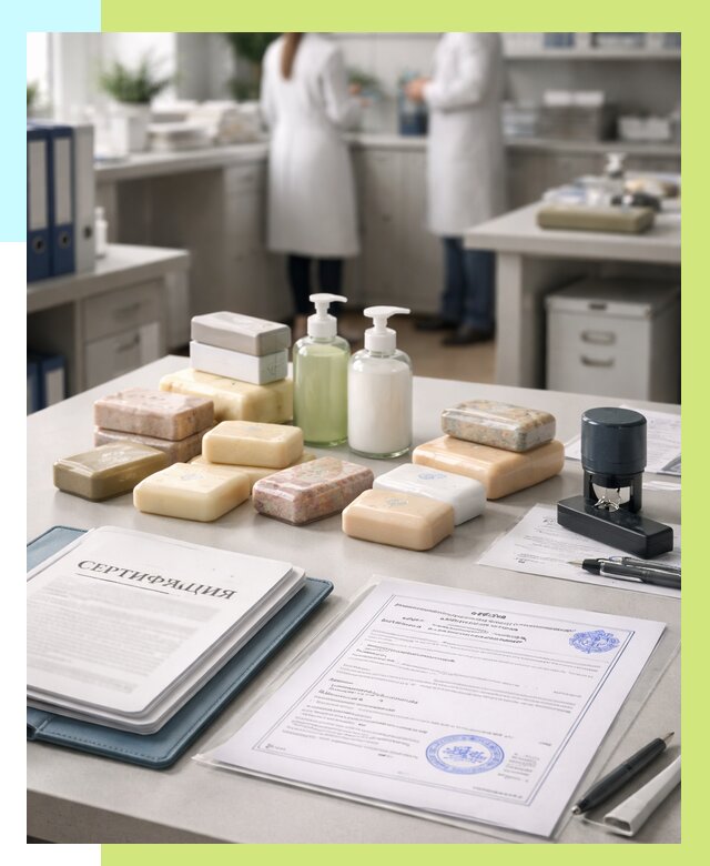 Сертификация мыла и сертификат на мыло в Славгороде от 12481 | Алешин-Слд