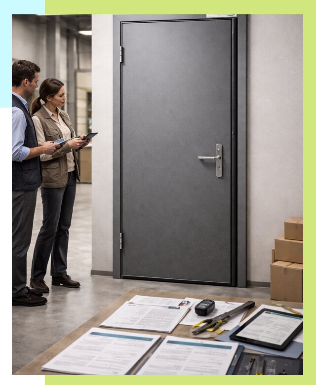 Сертификация противопожарных дверей в Славгороде от 9361 р. | Алешин-Слд