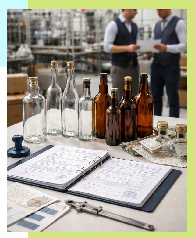 Сертификация стеклянных бутылок в Славгороде от 26003 р. | Алешин-Слд