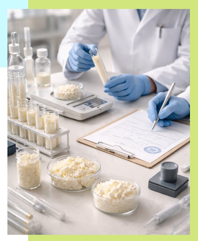 Сертификация творога в Славгороде от 12481 р. под ключ | Алешин-Слд