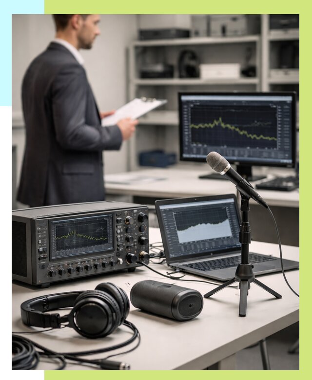 Сертификация аудиотехники в Славгороде от 15602 р., Алешин-Слд