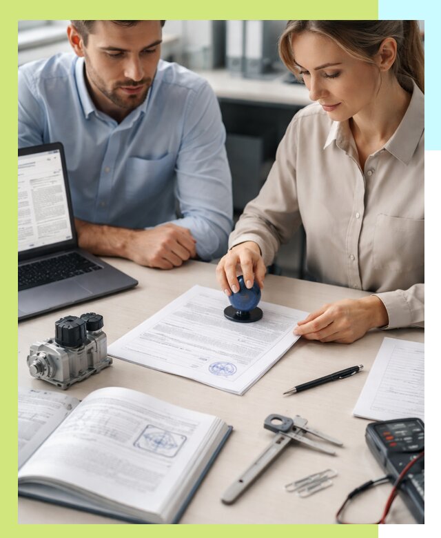 Выдача паспорта изделия и техническая экспертиза продукции в Славгороде