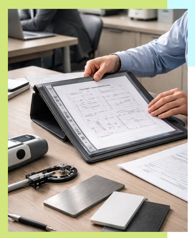 Оформление паспорта материала для продукции в Славгороде