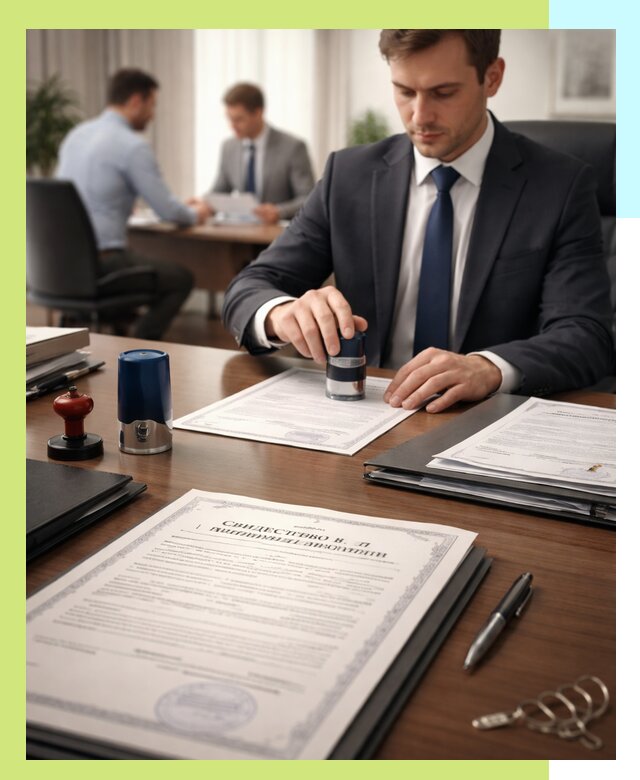 Оформление свидетельства о государственной регистрации в Славгороде