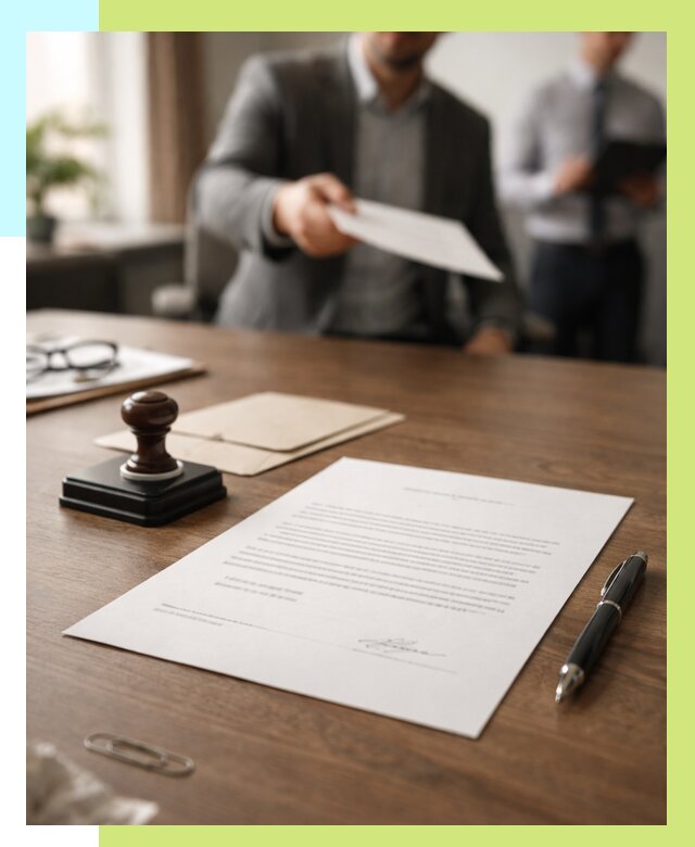 Отказное письмо по сертификации в Славгороде от 3640 р. | Алешин-Слд