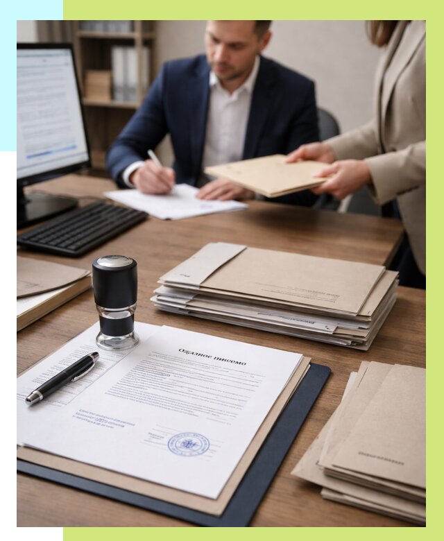 Отказное письмо для таможни в Славгороде от 3120 р, Алешин-Слд