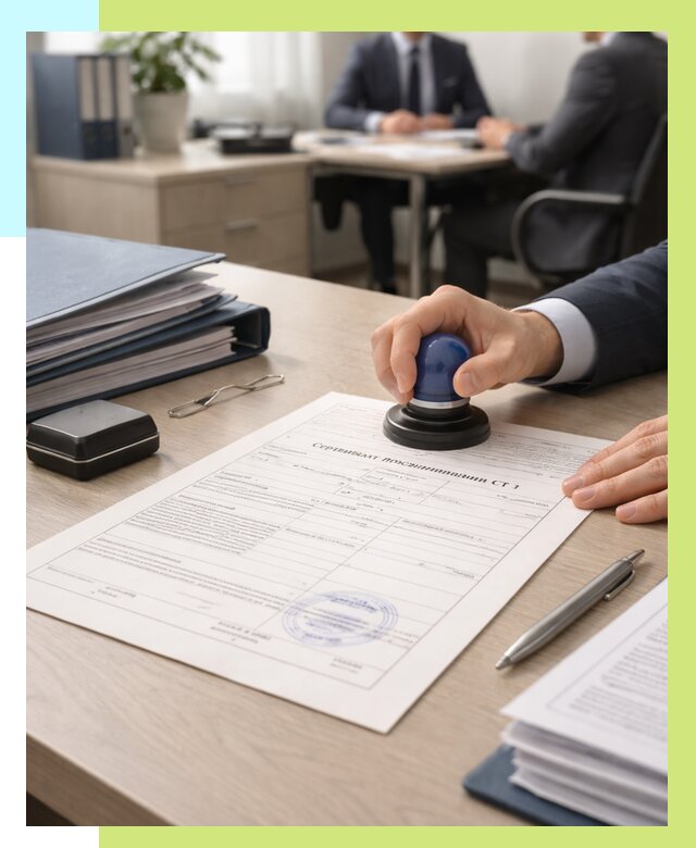 Сертификат происхождения СТ 1 в Славгороде от 4680 р. | Алешин-Слд