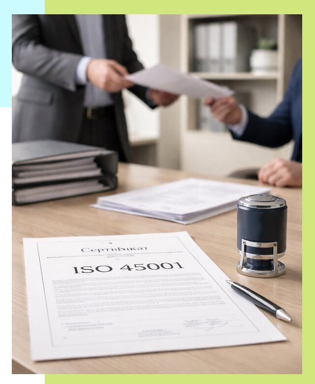 Сертификат ISO 45001 в Славгороде под ключ от 46805 р. | Алешин-Слд